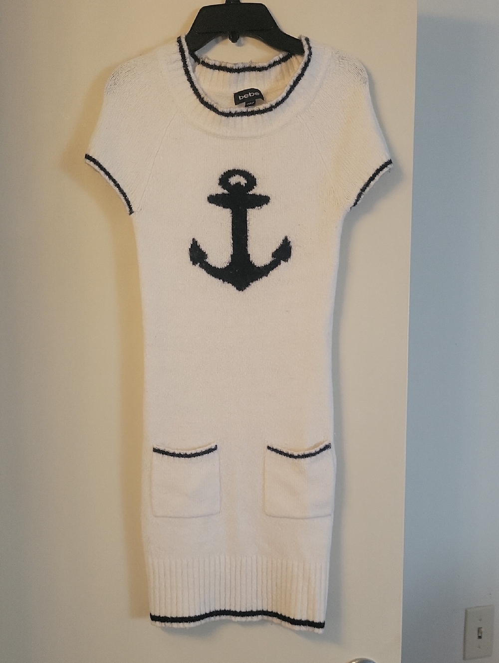 Bebe Cream Sweater Dress